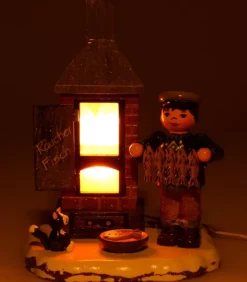 Hubrig, figurines pour enfant Fumoir A Poisson - Electrique - Village De Noël Miniature