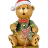 Hubrig, figurines pour enfant Grand Ourson De Noël Brule-Encens 22 Cm