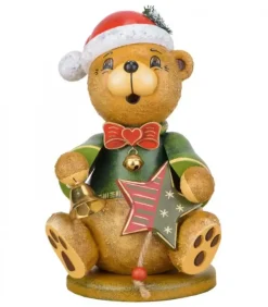 Hubrig, figurines pour enfant Grand Ourson De Noël Brule-Encens 22 Cm