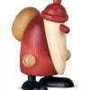Köhler, Père Noël en bois Grand Père Noël Avec Hotte, 19 Cm