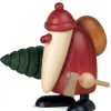 Köhler, Père Noël en bois Grand Père Noël Et Sapin, 19 Cm