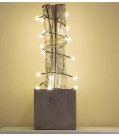 Konstsmide, guirlandes lumineuses de Noël Guirlande Led A Pile ,20 Diodes Rondes