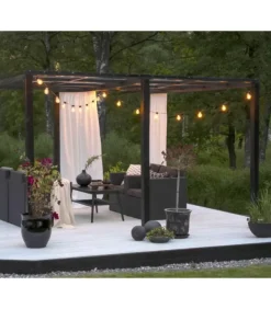 Konstsmide, guirlandes lumineuses de Noël Guirlande Lumineuse De Terrasse 10 M Extensible, 10 Ampoules Ambrees