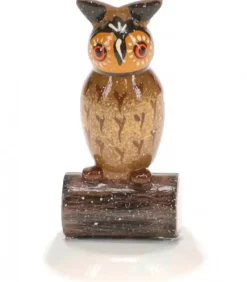 Hubrig, figurines pour enfant Hibou, Village De Noël Miniature