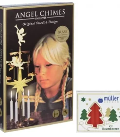 Angel Chimes, carillon des anges Kit Carillon Des Anges Dore + Bougies