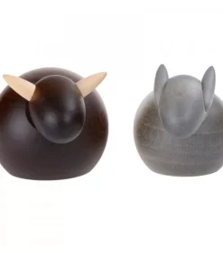 Köhler, Père Noël en bois L'Ane Et Le Boeuf, 6 Cm