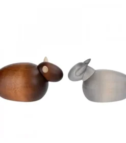 Köhler, Père Noël en bois L'Ane Et Le Boeuf, 6 Cm