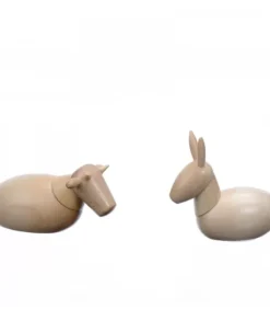 Schalling, crèche moderne L'Ane Et Le Boeuf, Animaux De La Crèche De Noël, 6 Cm