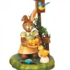 Hubrig, figurines pour enfant Lapin De Paques En Bois Et Poussins