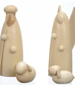 Schalling, crèche moderne Le Berger Et L'Ange, Personnages Pour Crèche De Noël, 12 Cm