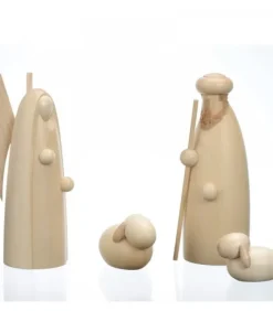 Schalling, crèche moderne Le Berger Et L'Ange, Personnages Pour Crèche De Noël, 12 Cm