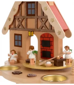 Richard Glasser, Pyramides de Noël allemandes Manège De Noël Enfant Anges Patissiers