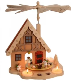 Richard Glasser, Pyramides de Noël allemandes Manège De Noël Enfant Anges Patissiers