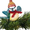 Hubrig, figurines pour enfant Oiseau Décoratif A Clipser Sur Branche, Mesange