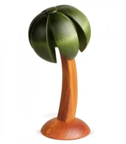 Köhler, Père Noël en bois Palmier En Bois Décoratif Pour Grande Crèche De Noël, 30 Cm