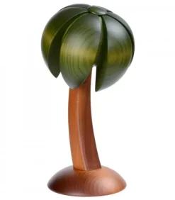 Köhler, Père Noël en bois Palmier En Bois Décoratif Pour Crèche De Noël, 22 Cm