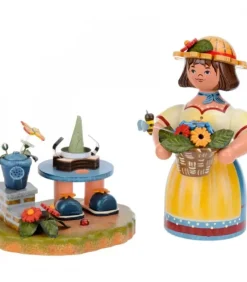 Hubrig, figurines pour enfant Personnage Brule-Encens Jardiniere
