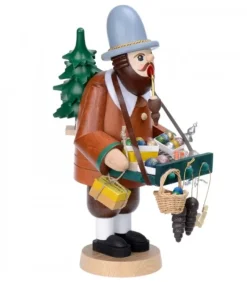 Richard Glasser, Pyramides de Noël allemandes Personnage Brule-Encens Vendeur De Déco De Noël
