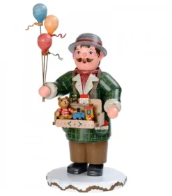 Hubrig, figurines pour enfant Personnage Porte Encens Vendeur De Ballons