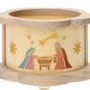Richard Glasser, Pyramides de Noël allemandes Petit Photophore En Bois Crèche De Noël