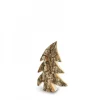 Waldfabrik, photophore en bois et étoile sapin de Noël Petit Sapin En Bois, Forme Penchee, 7 Cm