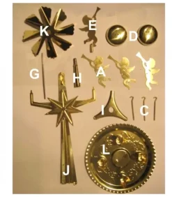 Angel Chimes, carillon des anges Pièces De Rechanges Pour Carillon Argent