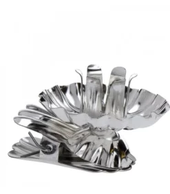 Riffelmacher et Weinberger Pince A Bougie Pour Sapin En Metal Argente