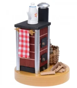 Richard Glasser, Pyramides de Noël allemandes Poele A Bois Brule-Encens