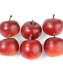Riffelmacher et Weinberger Pommes Décoratives Rouges Fonce, 4 Cm