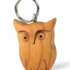 Waldfabrik, photophore en bois et étoile sapin de Noël Porte-Clés Hibou