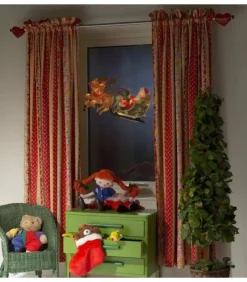 Konstsmide, guirlandes lumineuses de Noël Père Noël Lumineux Avec Rennes Et Traineau