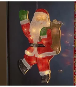Konstsmide, guirlandes lumineuses de Noël Père Noël Lumineux Qui Salue