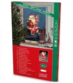 Konstsmide, guirlandes lumineuses de Noël Père Noël Lumineux Qui Salue