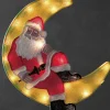 Konstsmide, guirlandes lumineuses de Noël Père Noël Lumineux Sur La Lune