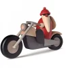 Köhler, Père Noël en bois Père Noël Rouge A Moto