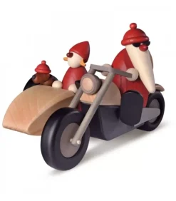 Köhler, Père Noël en bois Père Noël Rouge En Side-Car