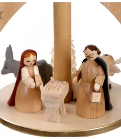 Richard Glasser, Pyramides de Noël allemandes Pyramide Avec Scene De Crèche De Noël Complete