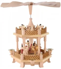 Richard Glasser, Pyramides de Noël allemandes Pyramide De Noël Allemande 1 Etage A 3 Bougies