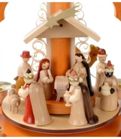 Richard Glasser, Pyramides de Noël allemandes Pyramide De Noël Allemande Avec Une Arche Couleur Ocre