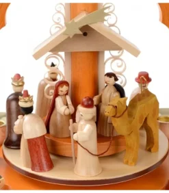 Richard Glasser, Pyramides de Noël allemandes Pyramide De Noël Allemande Avec Une Arche Couleur Ocre