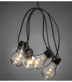 Konstsmide, guirlandes lumineuses de Noël Rallonge 10 M Pour Guirlande Lumineuse De Terrasse, 10 Ampoules Ambrees