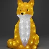 Konstsmide, guirlandes lumineuses de Noël Renard Lumineux A Led En Acrylique, 40 Cm