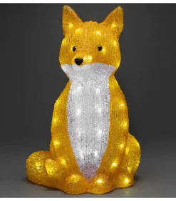 Konstsmide, guirlandes lumineuses de Noël Renard Lumineux A Led En Acrylique, 40 Cm