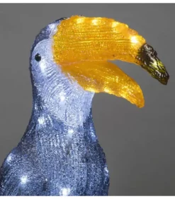 Konstsmide, guirlandes lumineuses de Noël Toucan Lumineux 48 Cm En Acrylique, 56 Diodes Blanc Chaud