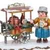 Hubrig, figurines pour enfant Village De Noël Miniature, Vendeuse De Vin Chaud