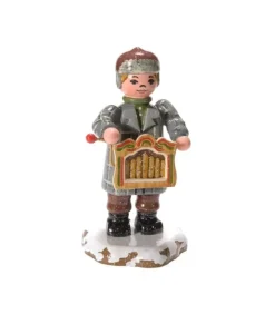 Hubrig, figurines pour enfant Village De Noël Miniature, Joueur D'Harmonium