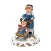 Hubrig, figurines pour enfant Village De Noël Miniature, Maman Et Poussette