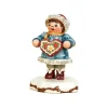 Hubrig, figurines pour enfant Village De Noël Miniature, Fillette Et Gateau
